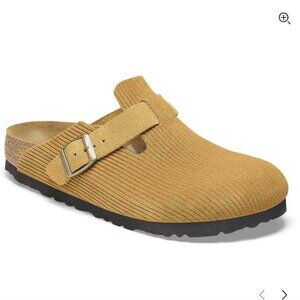 Birkenstock Boston Embossed Suede Clog Size 39 W8-8.5